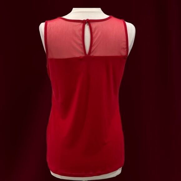 INC International Concepts Illusion-Inset Top - Picture 13 of 14